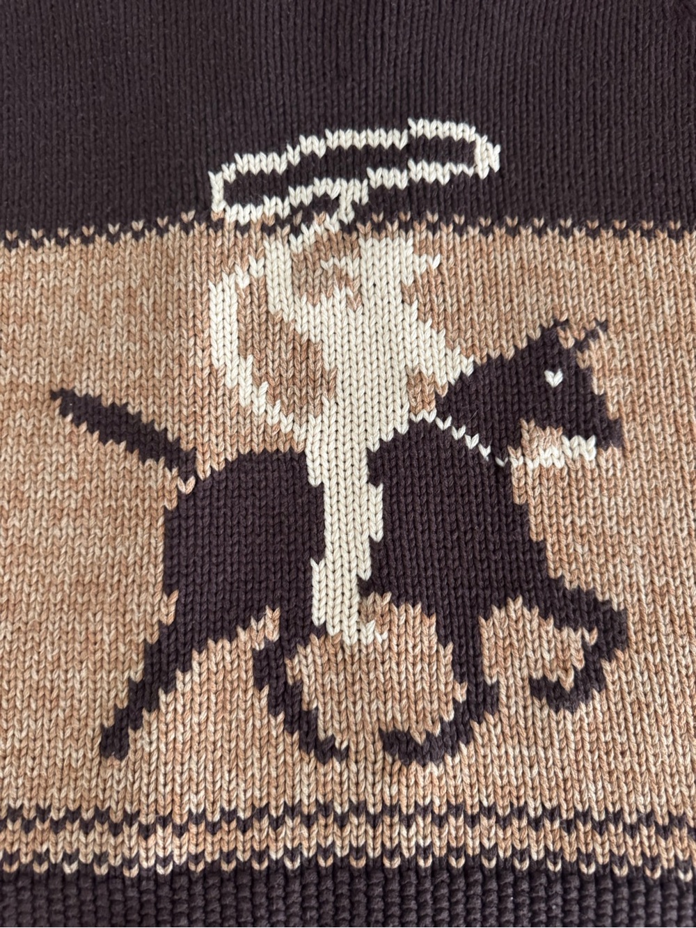 RARE 2020 THE GREAT Cowgirl Cardigan Sweater Russet Brown Size 1 Coveted HTF - Picture 7 of 15